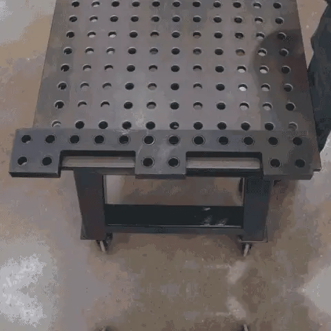 Borsniðmát fyrir DIY suðuborð - 16 mm kerfi