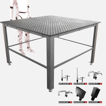DIY Pro Table Suðuborð - 1400x1400 mm