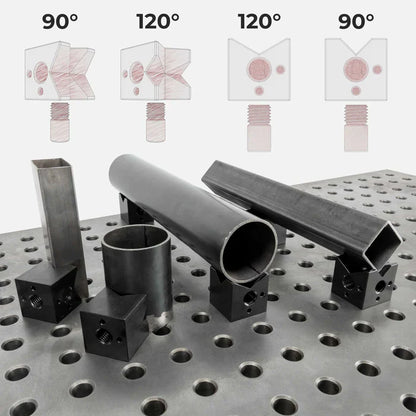 Vee kubbur 50x50 mm, EBR - 19 mm kerfi