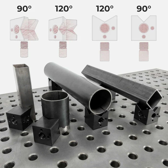 Vee kubbur 50x50 mm, EBR - 16 mm kerfi